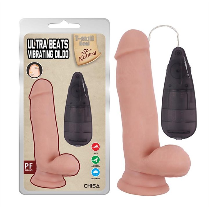 Realistic Vibrating Dildo Ultra Beats 6.8 - CN-101831147 - Teknashop Ltd