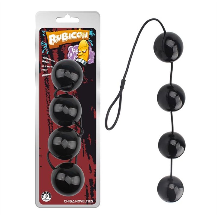 Anal and Vaginal Balls 65 x 6 cm Black - CN-333243125 - Teknashop Ltd