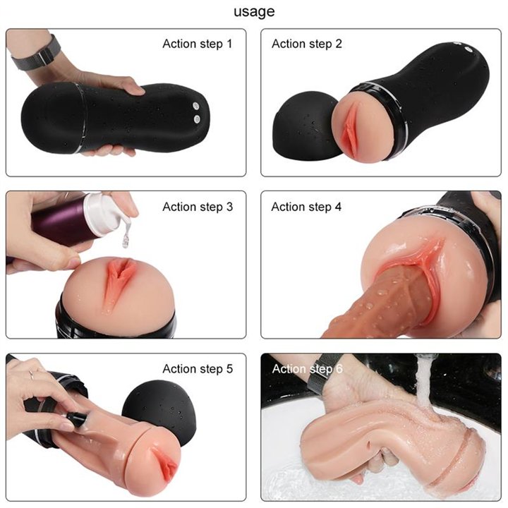 Vibrating Masturbator USB Tiny Man - SQ-MA70014 - Teknashop Ltd
