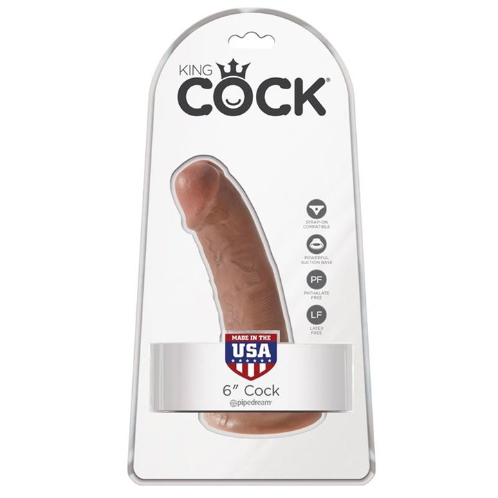 Reaslitic Dildo 6 Tan - PD-5501-22 - Teknashop Ltd