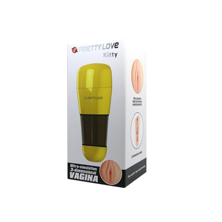 Masturbator Kitty Golden Vagina - BM-00900T49NNJ - Teknashop Ltd