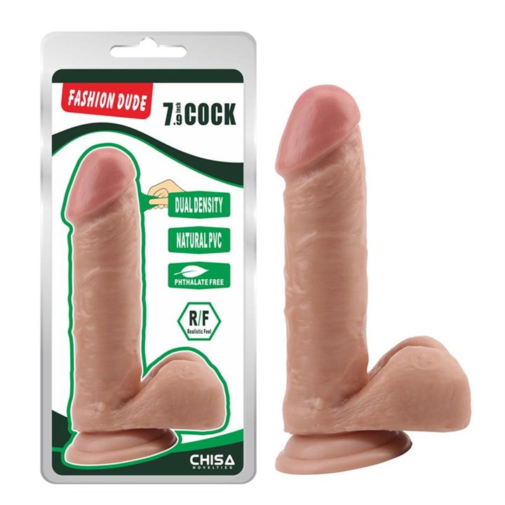 Dildo Dual density Fashion Dude 20 cm Flesh - CN-711778684 - Teknashop Ltd