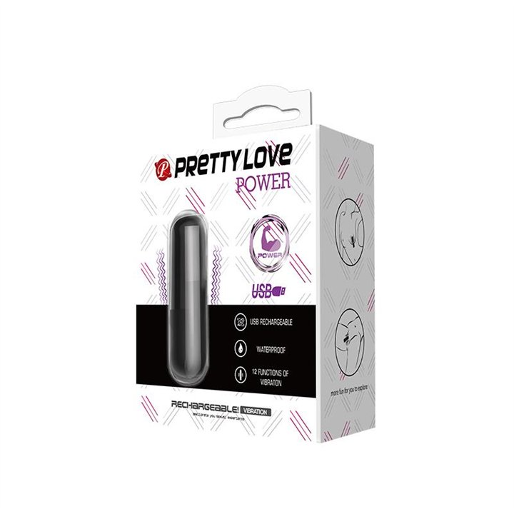 Vibrating Bullet Power Silicone 6 x 1.8 cm - BI-014501-1 - Teknashop Ltd