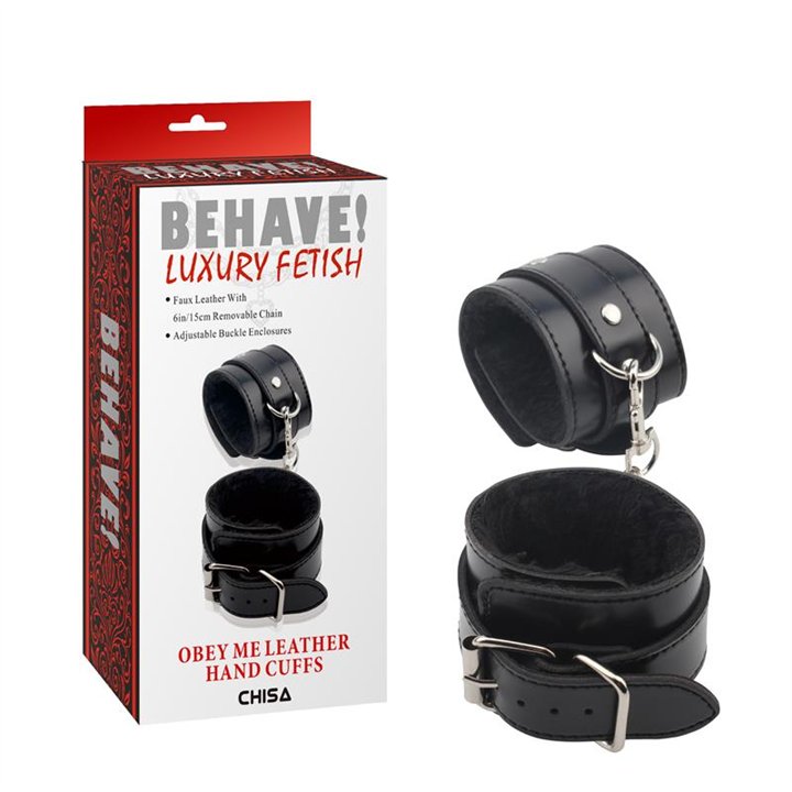 Hand Cuffs Obey Me 31 cm - CN-632185552 - Teknashop Ltd