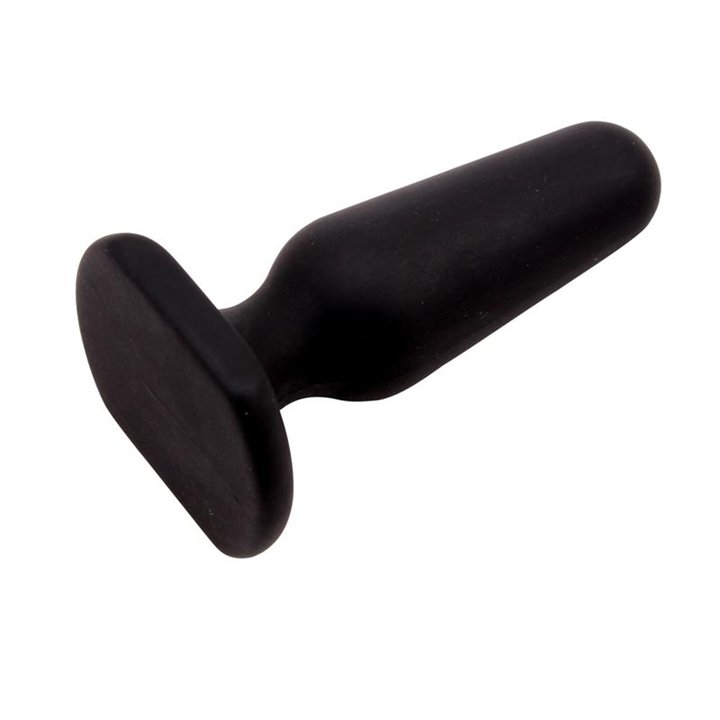 Butt Plug 7.5 x 2.5 cm Silicone Black - CN-491446012 - Teknashop Ltd