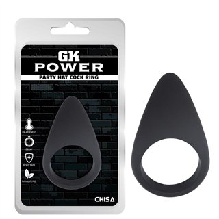 Cock Ring Party Hat Silicone Black - CN-510332476 - Teknashop Ltd