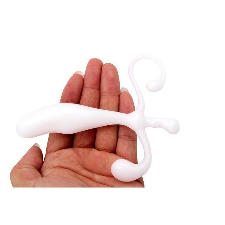 Prostatic Stimulator 12.5 x 2.5 cm White - CN-402840098 - Teknashop Ltd