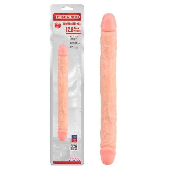 Dildo Ladybro Love N3 32.5 x 3.5 cm Flesh - CN-471905681 - Teknashop Ltd