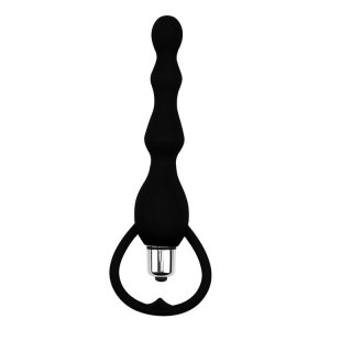 Anal Chain Tail Power Silicone Black - CN-331497945 - Teknashop Ltd