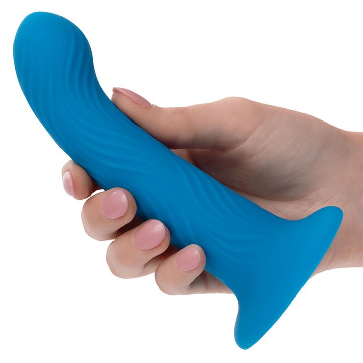 CALEXOTICS - WAVE RIDER RIPPLE ANAL PLUG BLUE - D-241442 - Teknashop Ltd