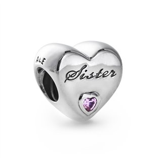 PANDORA Mod. SISTER'S LOVE CHARM - WW.791946PCZ - Teknashop Ltd