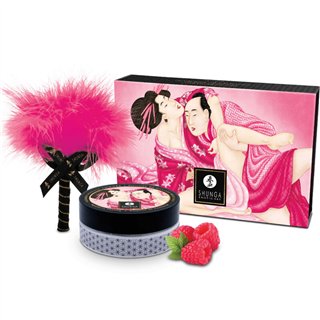 SHUNGA - EDIBLE MASSAGE POWDER KIT RASPBERRY - D-237879 - Teknashop Ltd