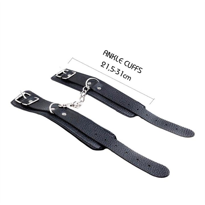 Secret Desires Black 8 Pieces BDSM - A-33559 - Teknashop Ltd