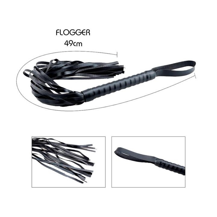 Secret Desires Black 8 Pieces BDSM - A-33559 - Teknashop Ltd