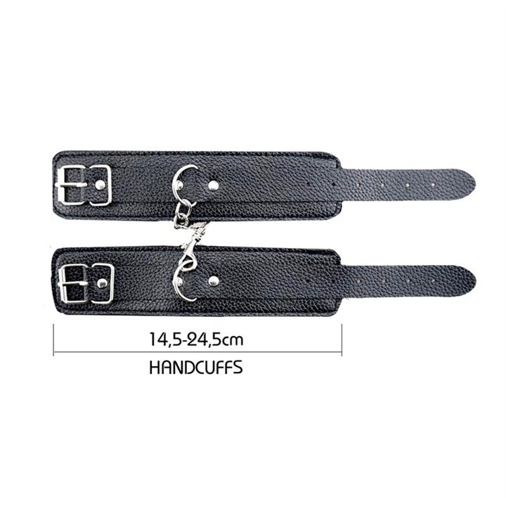 Secret Desires Black 8 Pieces BDSM - A-33559 - Teknashop Ltd