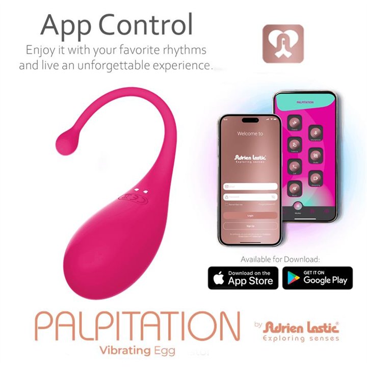 Vibrating Egg Palpitation with APP - AL-40791 - Teknashop Ltd