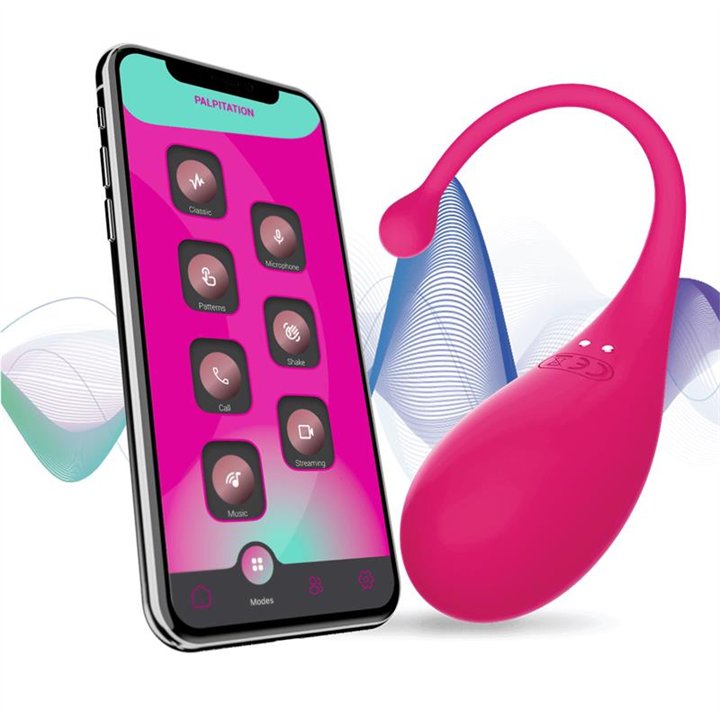 Vibrating Egg Palpitation with APP - AL-40791 - Teknashop Ltd