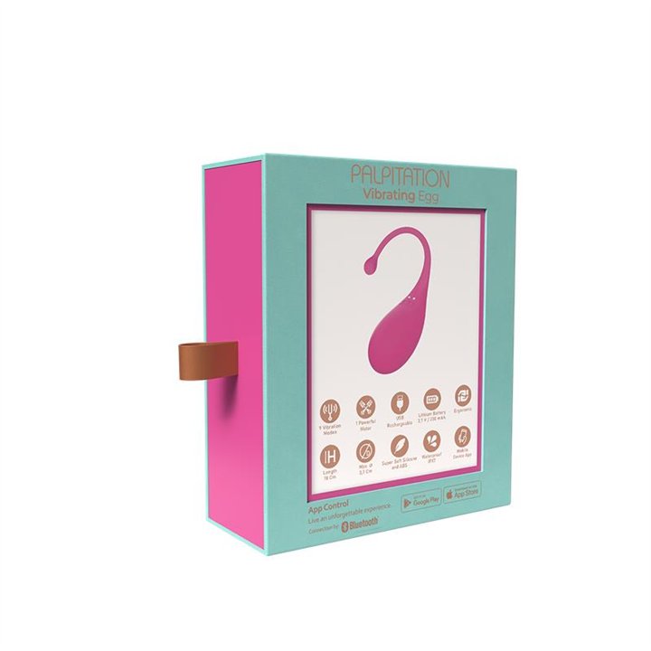 Vibrating Egg Palpitation with APP - AL-40791 - Teknashop Ltd