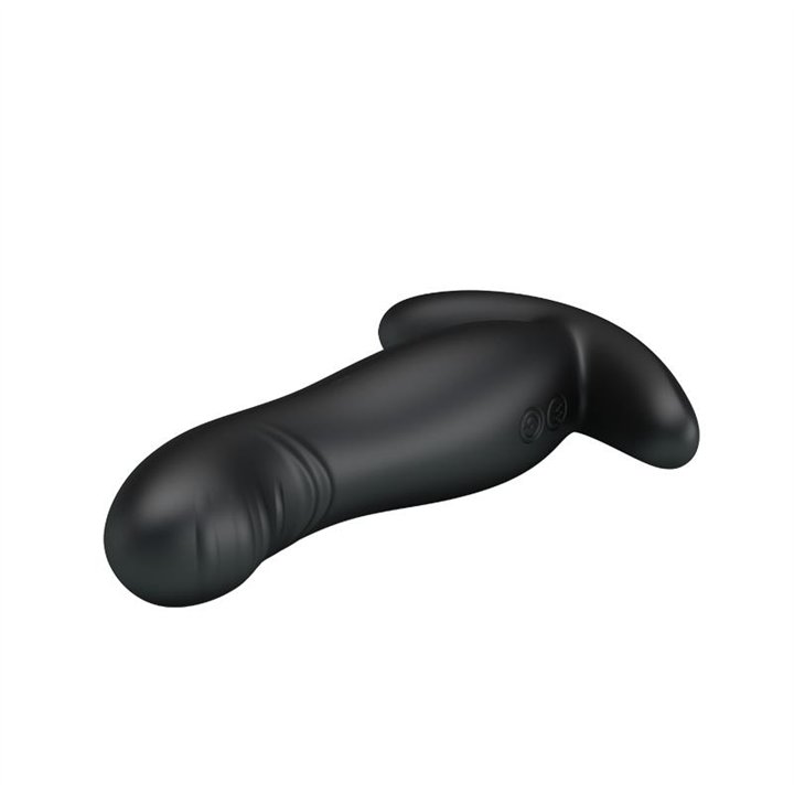 Prostate Massager with Ticling Beads and Vibration - BI-040053-MR - Teknashop Ltd