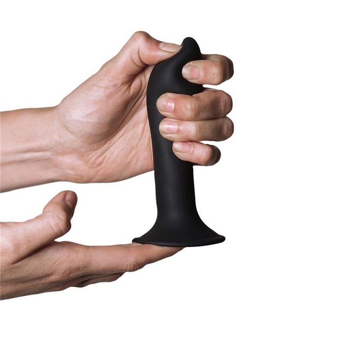 Dildo Hitsens 5 Dual Density Black - AL-24059 - Teknashop Ltd