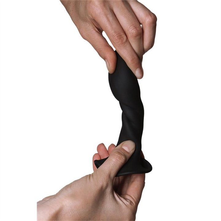 Dildo Hitsens 5 Dual Density Black - AL-24059 - Teknashop Ltd