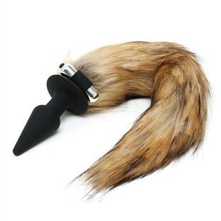 Vibrating Plug with Fox Tail - R9143 - Teknashop Ltd