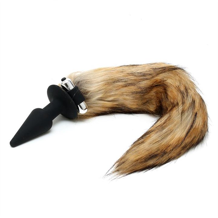 Vibrating Plug with Fox Tail - R9143 - Teknashop Ltd