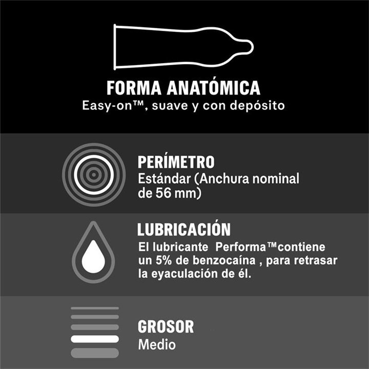 Condoms Placer Prolongado 12ud - 8428076000489 - Teknashop Ltd