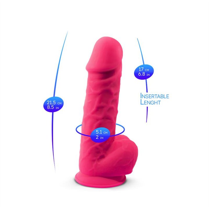 Dildo Dual Density Mod. 1 - 8.5 Pink - SD-220415 - Teknashop Ltd