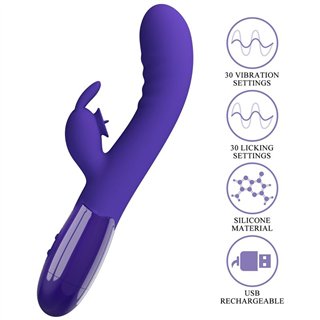 Cerberus Youth Licking Rabbit Vibrator - BI-014795L - Teknashop Ltd