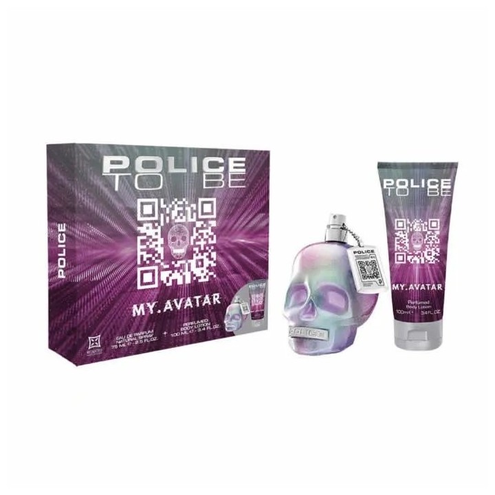 Police To Be My Avatar Woman Eau De Toilette Spray 75ml Set 2 Pieces - woman - Teknashop Ltd