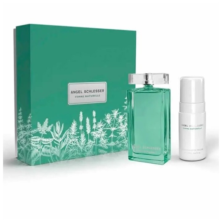 Angel Schlesser Femme Naturelle Eau De Toilette Spray 100ml Set 2 Pieces - woman - Teknashop Ltd