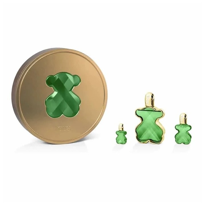 Tous Loveme The Emerald Elixir Parfum Spray 90ml Set 3 Pieces - unisex - Teknashop Ltd