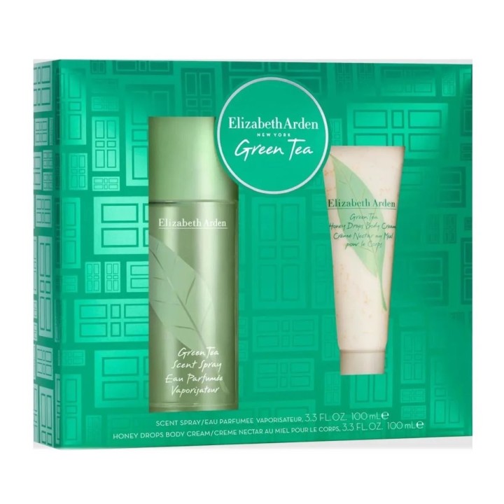 Elizabeth Arden Green Tea Eau Perfumee 100ml Spray Honey Drops Crema Corporal 100ml - unisex - Teknashop Ltd