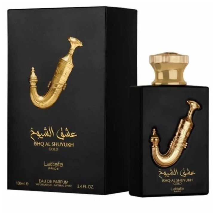 LATTAFA PRIDE ISHQ AL SHUYUKH GOLD EAU DE PARFUM SPRAY 100ML - unisex - Teknashop Ltd
