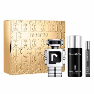 Rabanne Phantom Eau De Toilette Spray 100ml Set 3 Pieces - unisex - Teknashop Ltd