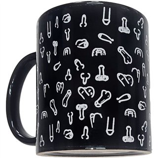 DIABLO PICANTE - PENIS MUG BLACK 370 ML - D-244776 - Teknashop Ltd