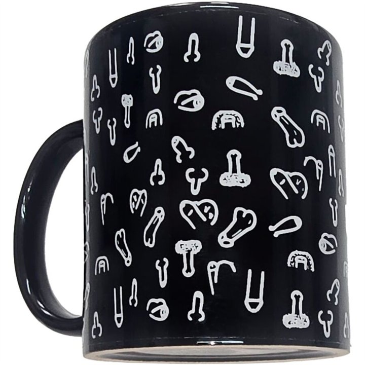 DIABLO PICANTE - PENIS MUG BLACK 370 ML - D-244776 - Teknashop Ltd