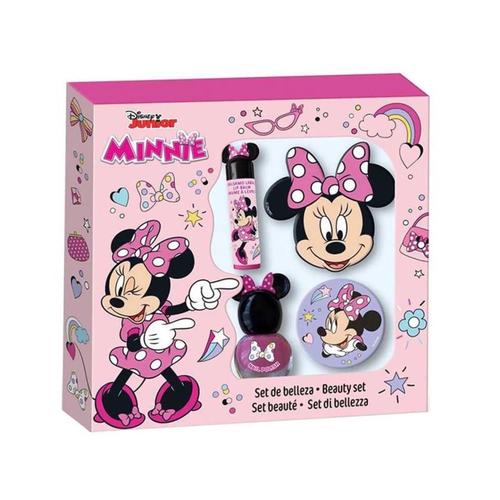 Cartoon Minnie Belleza Maquillaje Estuche 4 Piezas - unisex - Teknashop Ltd