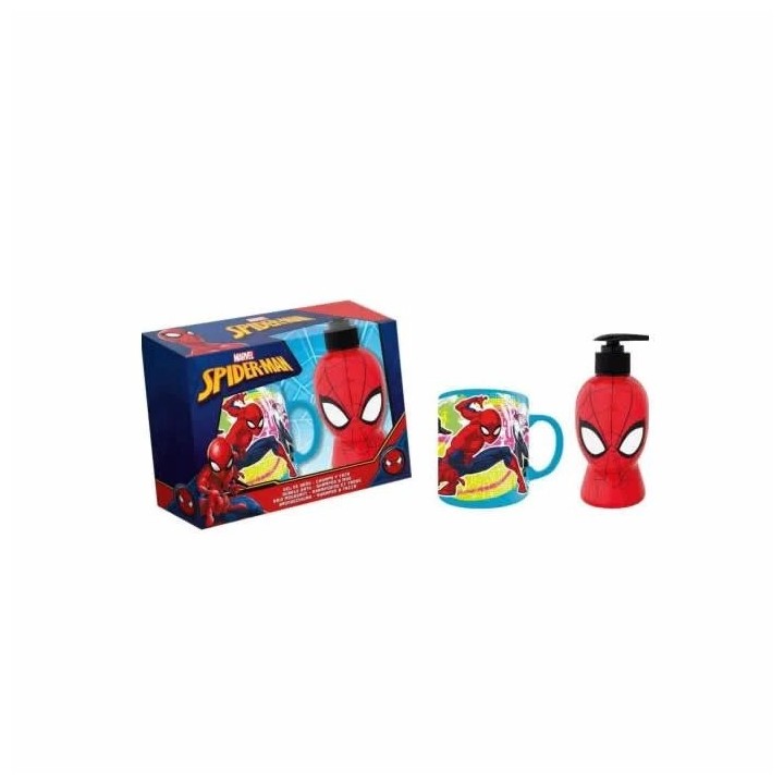 Marvel Spiderman Shower Gel And Shampoo 300ml Set 2 Pieces - children - Teknashop Ltd