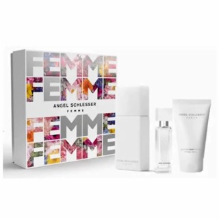 Angel Schlesser Femme Eau De Toilette Spray 100ml Set 3 Pieces - woman - Teknashop Ltd