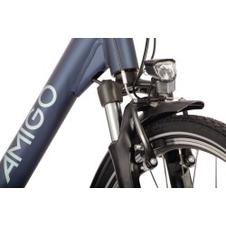 E-Faro S2 28 Inch 49 cm Women 7SP Roller brakes Matte blue