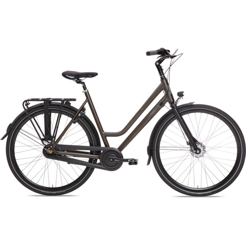 Voyager Aluminium Frame 28 Inch 56 cm Women 7SP Roller brakes Dark Brown