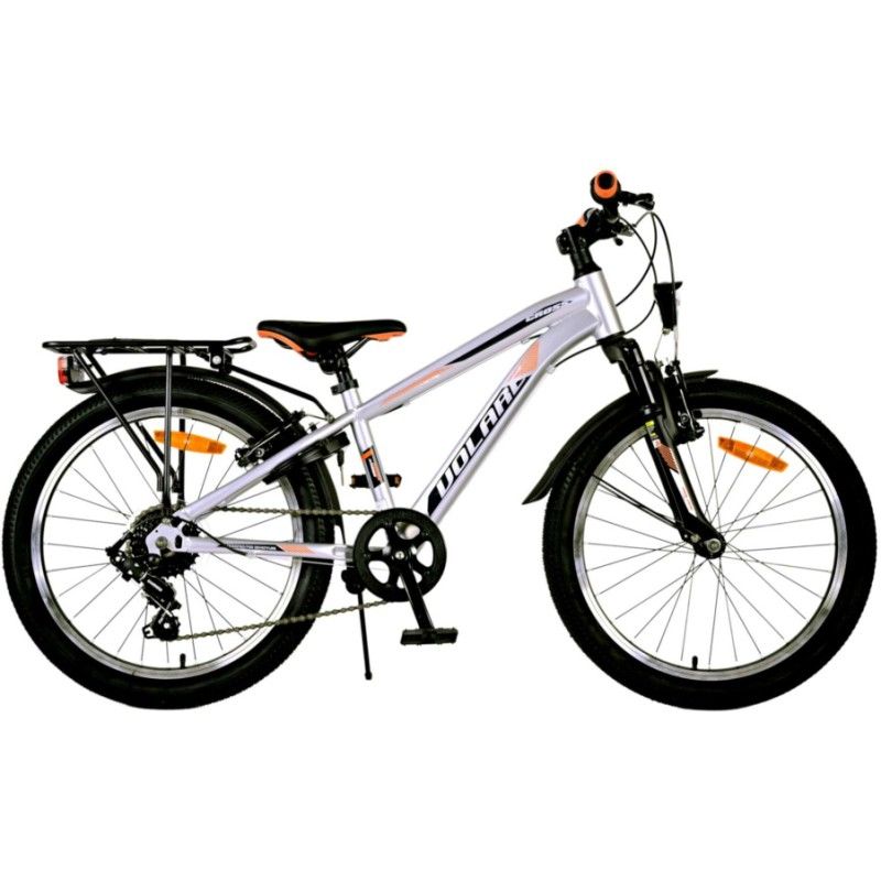 Cross 20 Inch 27 cm Boys 6SP Rim Brakes Silver/Black