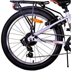 Cross 20 Inch 27 cm Boys 6SP Rim Brakes Silver/Black