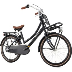 Daily Dutch Basic+ 22 Inch 35 cm Girls 3SP Coaster Brake Matte black