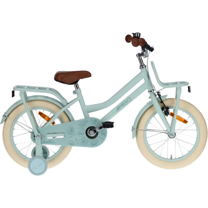 Bella 16 Inch 26 cm Girls Coaster Brake Green