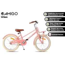 Urban 18 Inch 27 cm Girls Coaster Brake Salmon