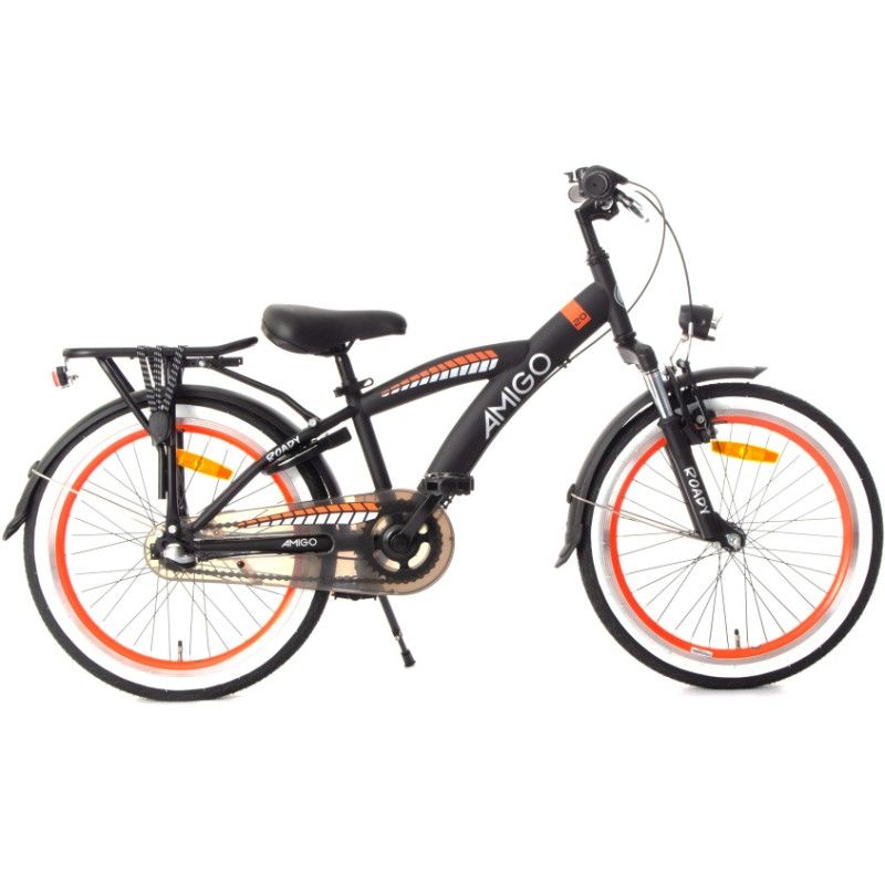 Roady 20 Inch 27,5 cm Boys 3SP Coaster Brake Black/Orange