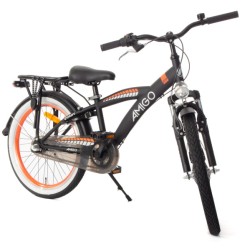 Roady 20 Inch 27,5 cm Boys 3SP Coaster Brake Black/Orange